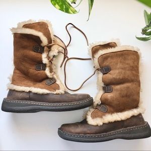 born fur lined boots
